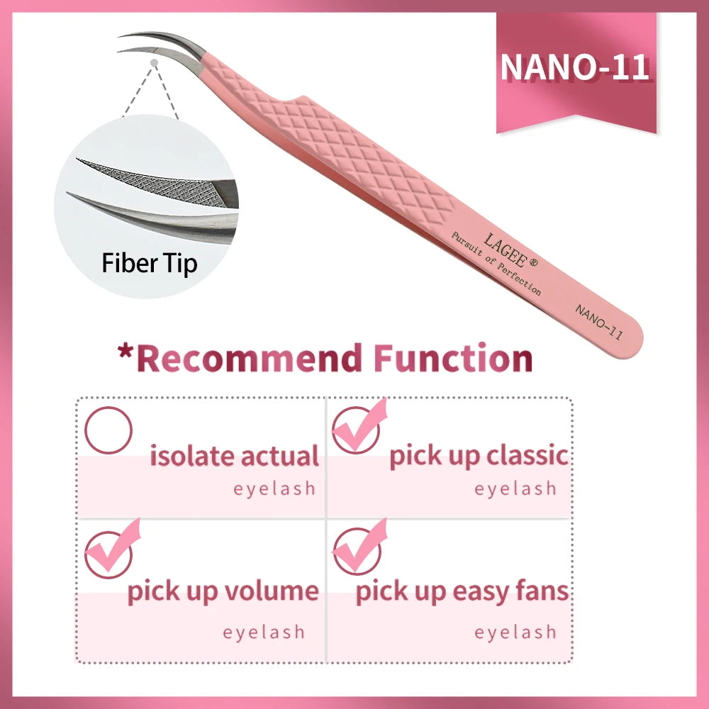 Fiber Tip Eyelash Extension Tweezer