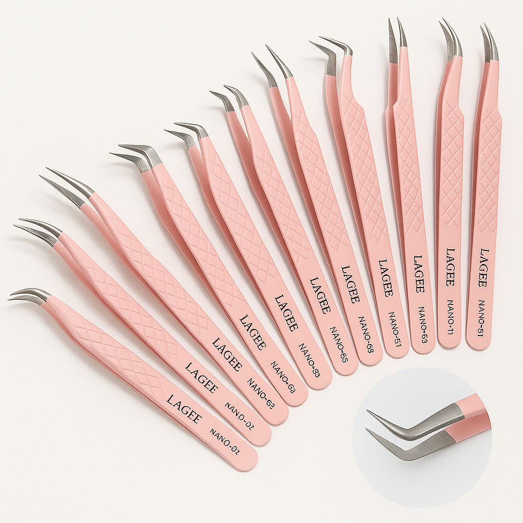 Fiber Tip Eyelash Extension Tweezer