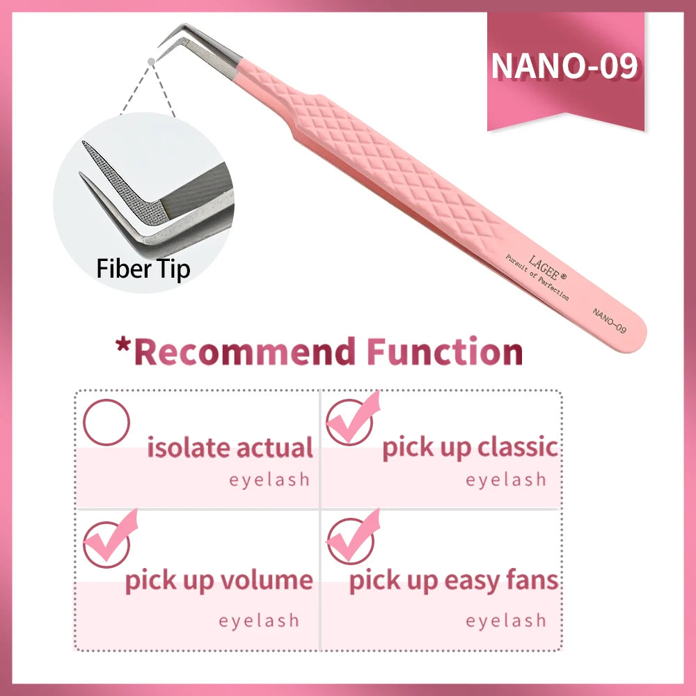 Fiber Tip Eyelash Extension Tweezer