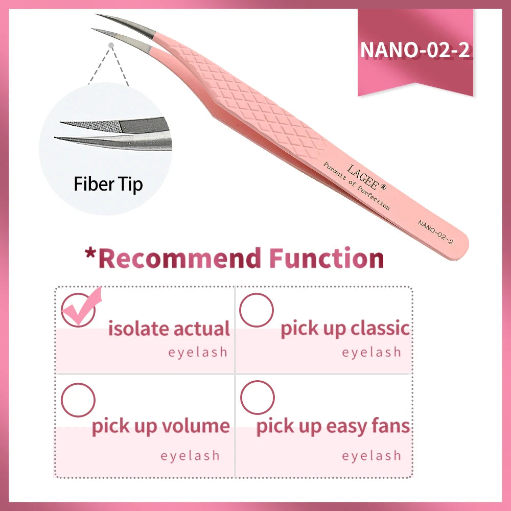 Fiber Tip Eyelash Extension Tweezer